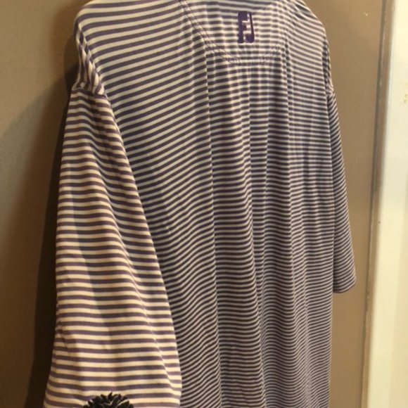 FJ FootJoy Mens' Large Golf Performance Polo - Picture 2 of 4